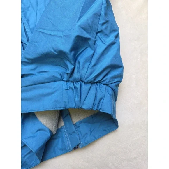 Vtg 80s Patagonia Vest Blue Fleece Nylon Shelled Synchilla Size 11/12 Women S?